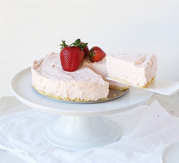 No Bake Strawberry Cheesecake Recipe