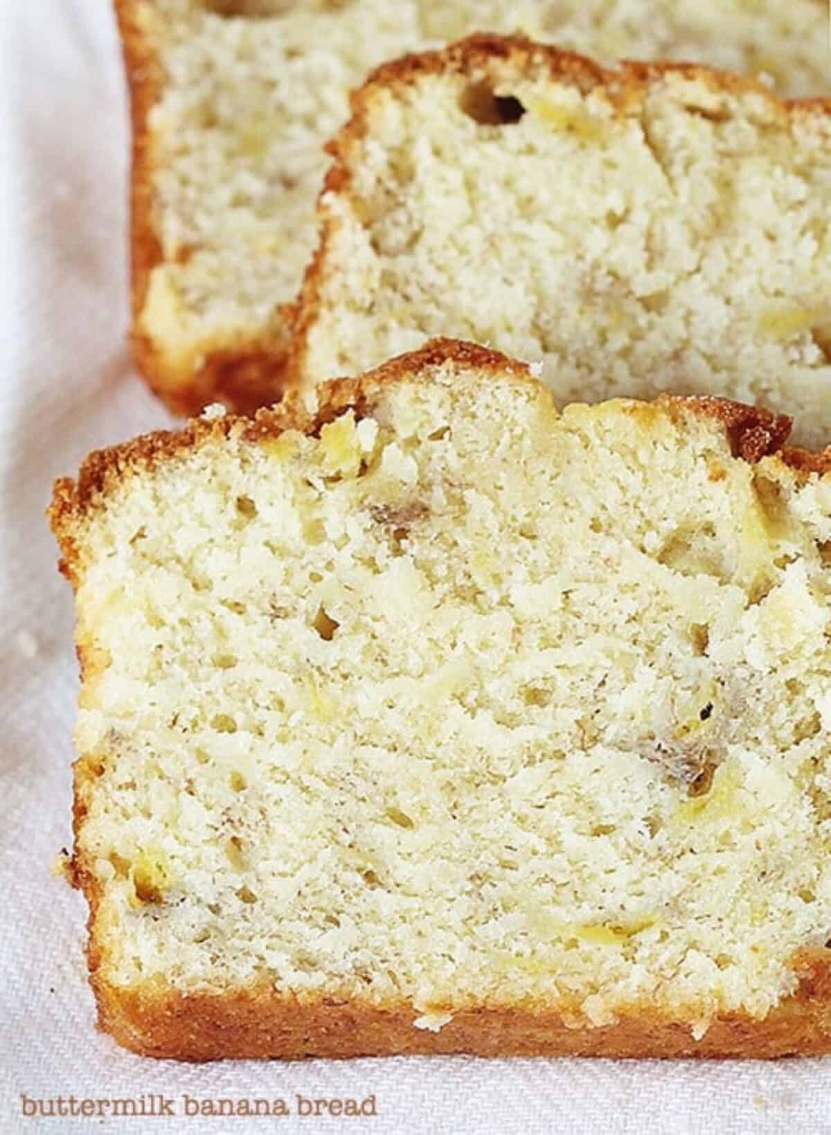 Buttermilk Banana Bread i am baker