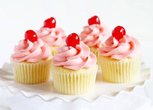 Cherry Limeade Cupcakes - i am baker