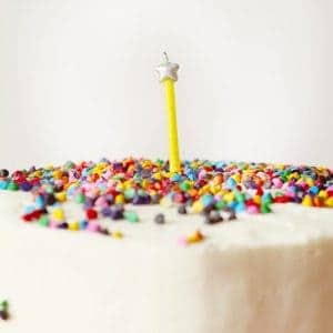 Surprise-Inside First Birthday Cake!
