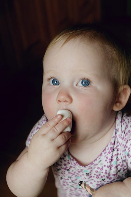 Olivia and her First Marshmallow