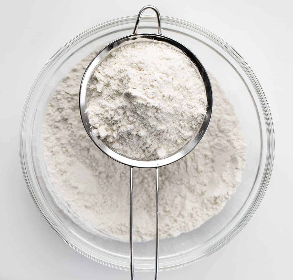 Sifted Flour in a Bowl