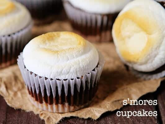 s'mores cupcakes! #chocolate #summerdesserts