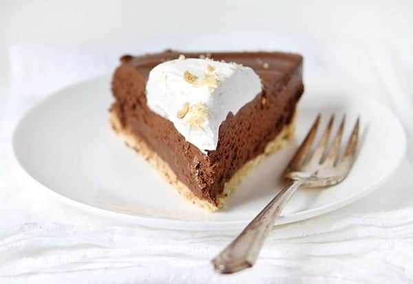 Seriously rich chocolate pie!