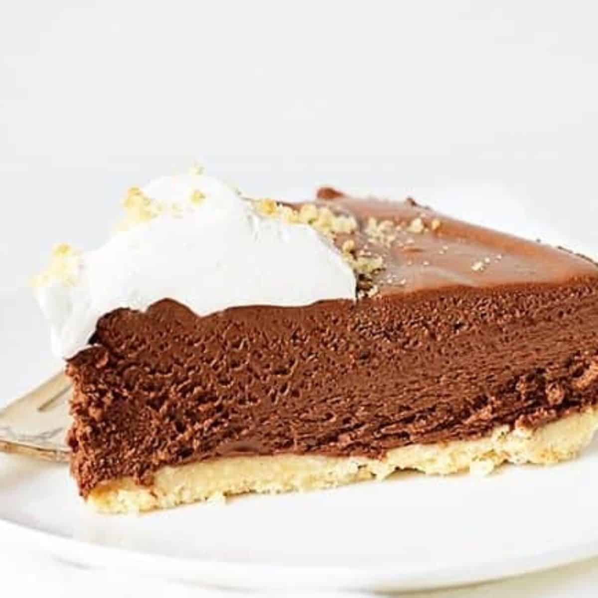 Easy Chocolate Pie i am baker