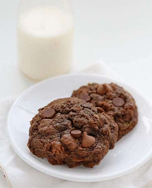 Double Chocolate Zucchini Cookies!