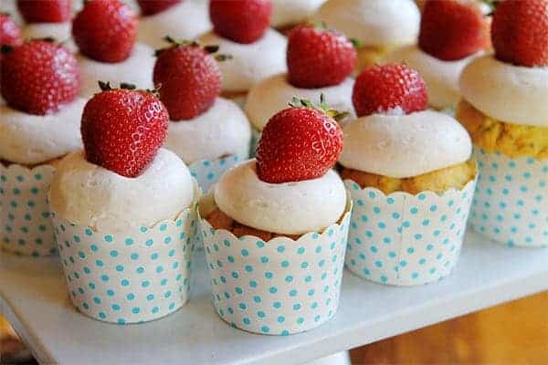 White Cake Zucchini Cupcakes
