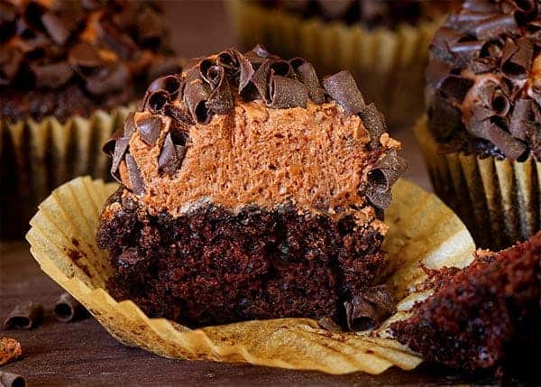 chocolade courgette Cupcakes