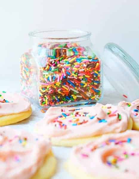 Giant Frosted Sugar Cookies!