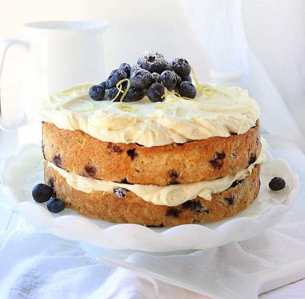 Blueberry Zucchini Cake With Lemon Buttercream Is The Perfect Summer Dessert