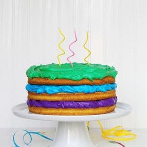 A Naked Cake in honor of all the September Birthdays!