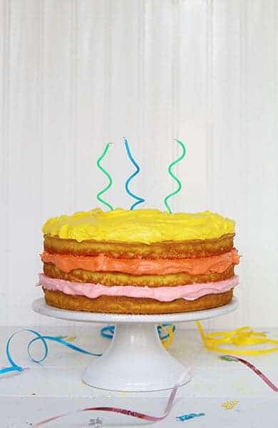 A Naked Cake in honor of all the September Birthdays!