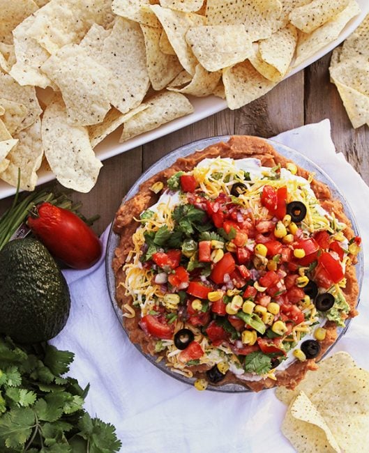 Eight Layer Dip - i am baker