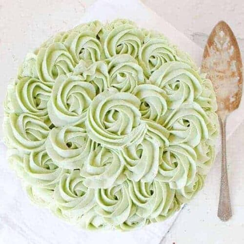 Spumoni Rosette Cake!