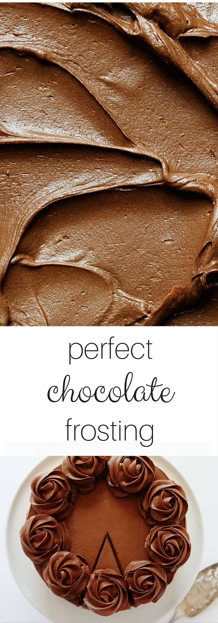 Perfect Chocolate Frosting! Four unique and AMAZING recipes. This is the only Chocolate Frosting pin you need!