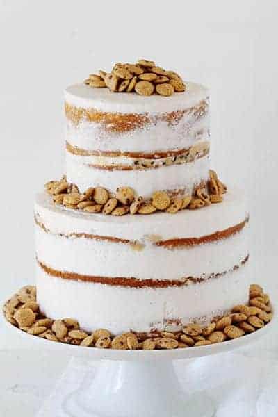 Cookie Crisp Naked Cake!