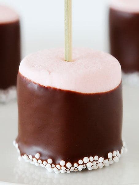 Neapolitan Dipped Marshmallows!