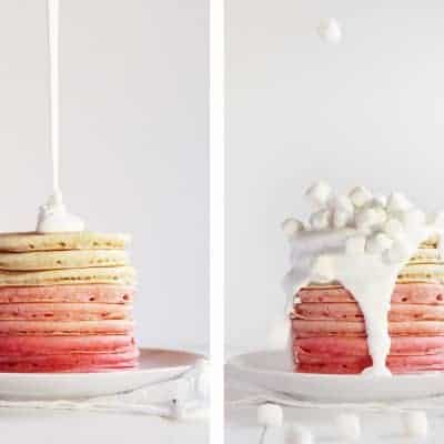 Ombre Pancakes!