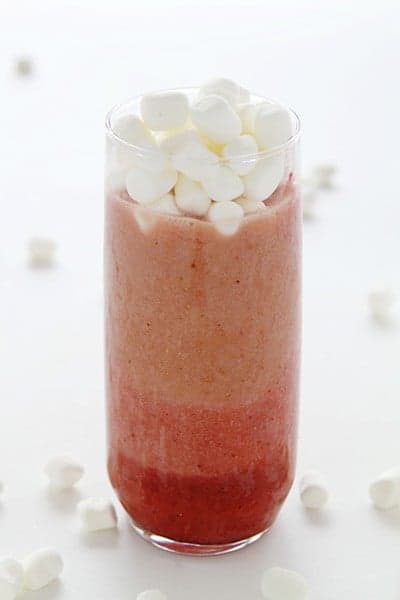 Birthday Smoothie! Strawberry, Banana & Pear combine to make a refreshing and delicious smoothie!