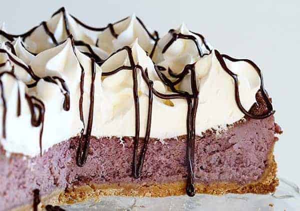 Real Blueberry Cheesecake with Shortbread Crust!