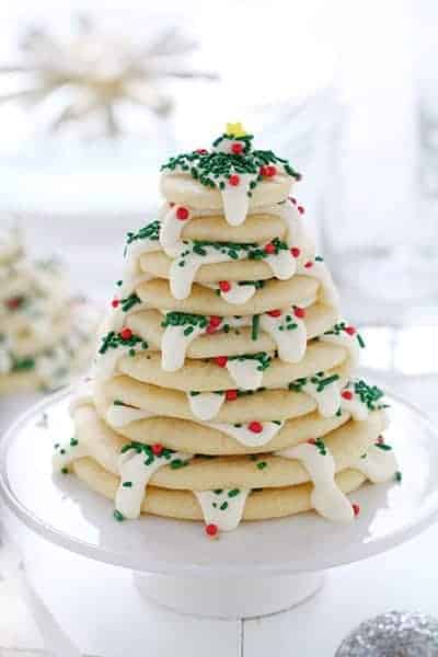 Christmas Tree Cookie Stack! An easy and delicious recipe and how-to!