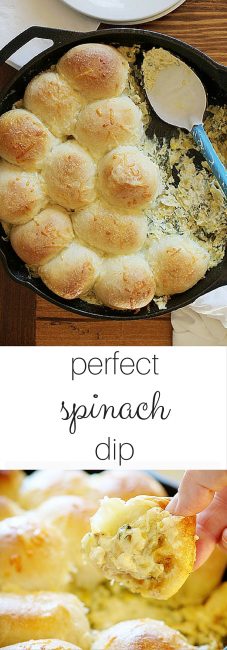 Perfect Spinach and Artichoke Dip made in a Skillet!