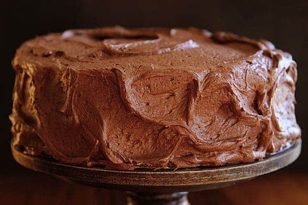 The Perfect Marble Cake with the Perfect Whipped Chocolate Buttercream!