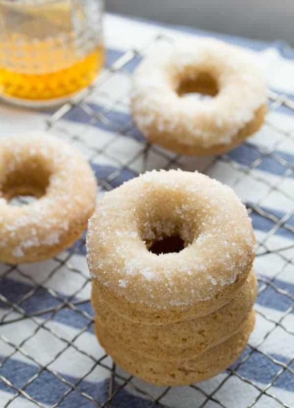 Bourbon Sugar French Toast Donuts | i am baker