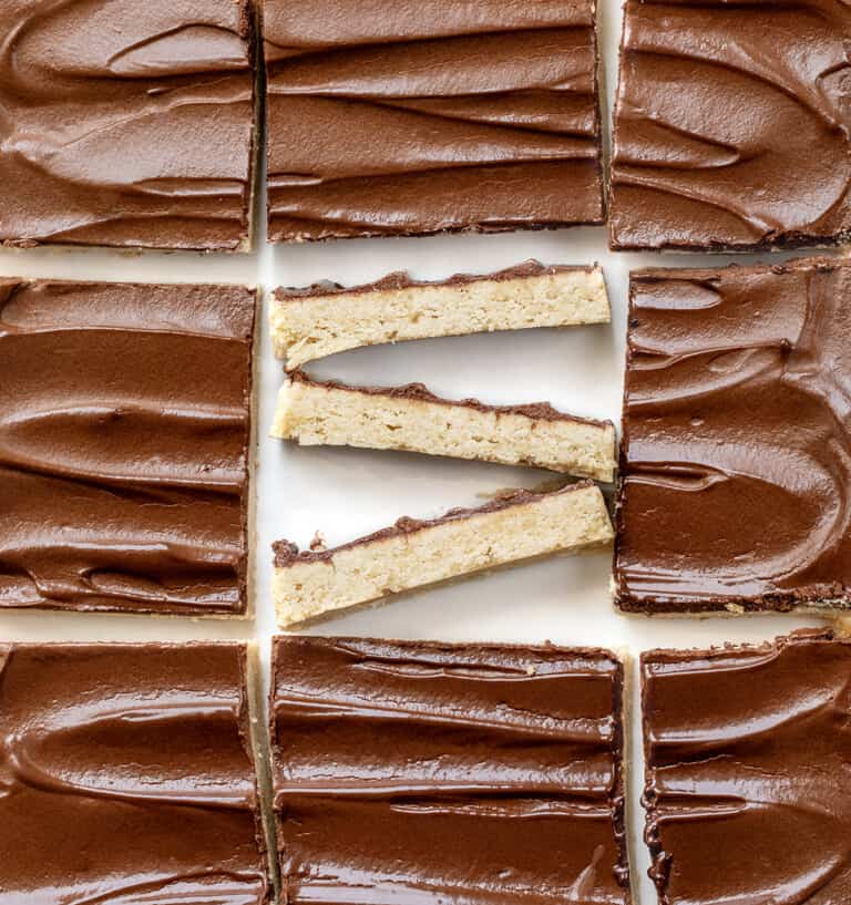 Cinnamon Shortbread Bars i am baker