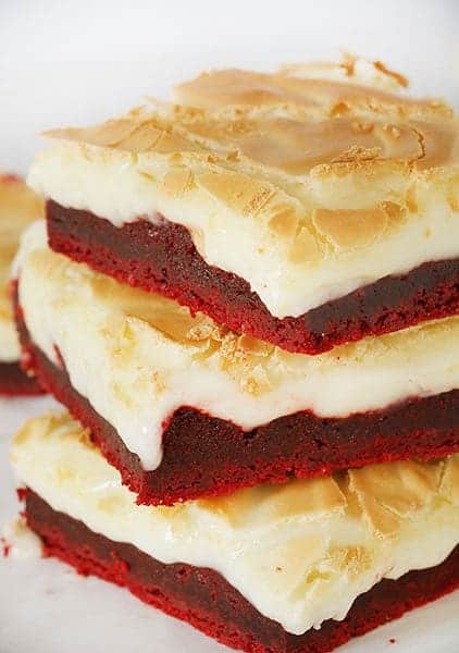 Red Velvet Gooey Butter Cake!