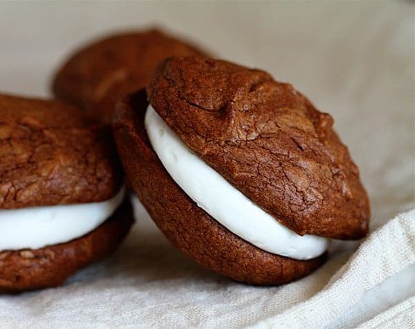 Homemade Brownie Whoopie Pies!