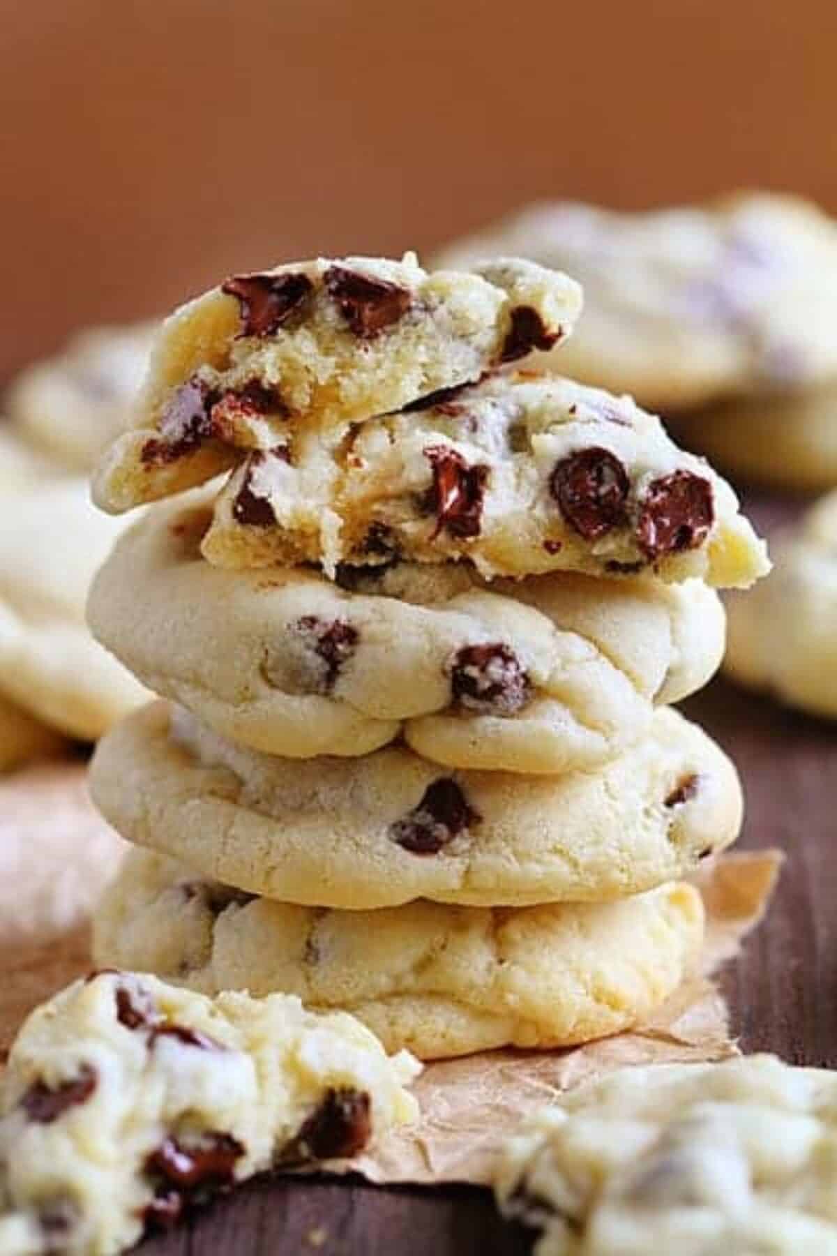 Soft Chocolate Chip Cookies - i am baker