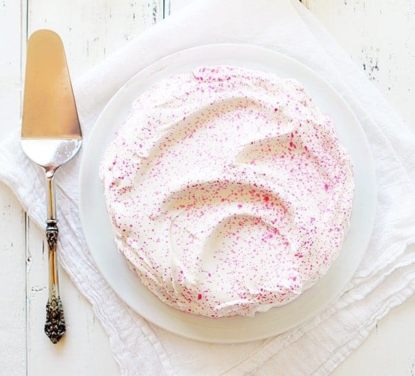 Spring Cake! Raspberry, Lemon and Orange Cheesecake in a Moist White Cake!