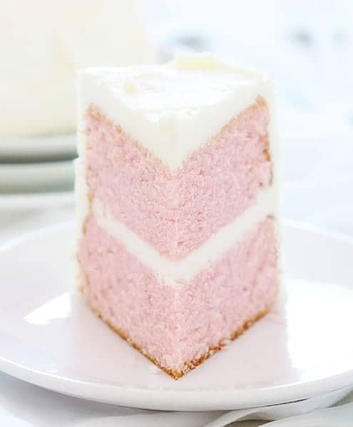 Pink Velvet Cake with Whipped Buttercream!