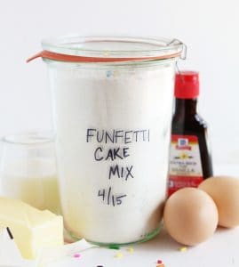 Homemade Funfetti Cake Mix!