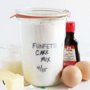 Homemade Funfetti Cake Mix!