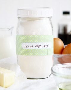 Homemade Yellow Cake Mix