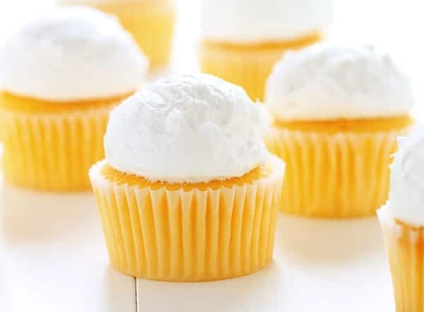 Orange Creamsicle Cupcake with Whipped Buttercream!