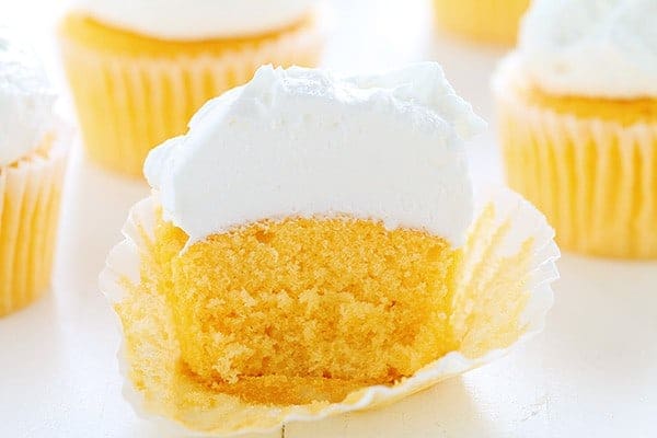 Orange Creamsicle Cupcake with Whipped Buttercream!