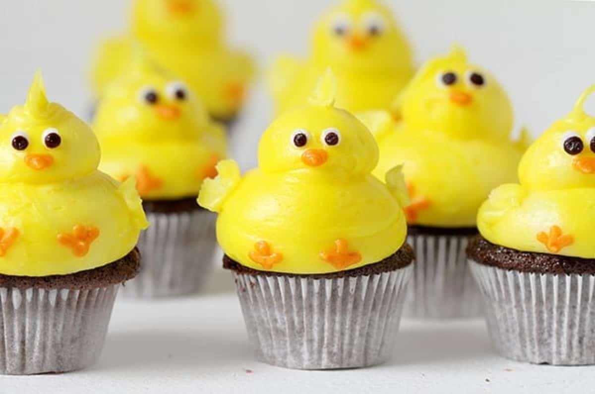 Baby Chick Cupcakes i am baker
