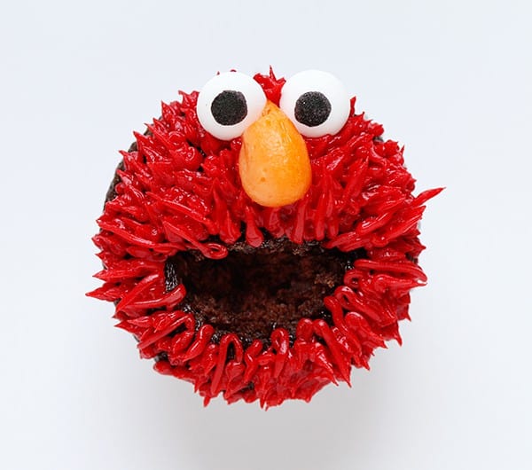 Elmo Cupcakes i am baker