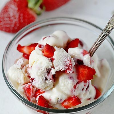 Homemade Ice Cream~ just 2 ingredients!