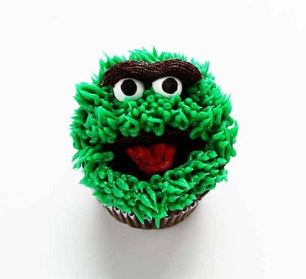 Oscar the Grouch Cupcakes!