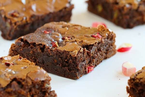 Rhubarb Brownies with Video Tutorial!