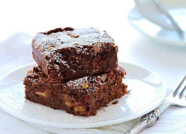 Rhubarb Brownies