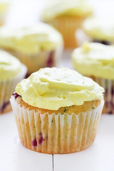 Lemon Blueberry Cupcakes with Zucchini - i am baker