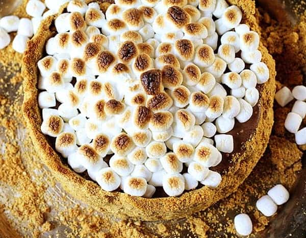 Frozen Smores Cheesecake!