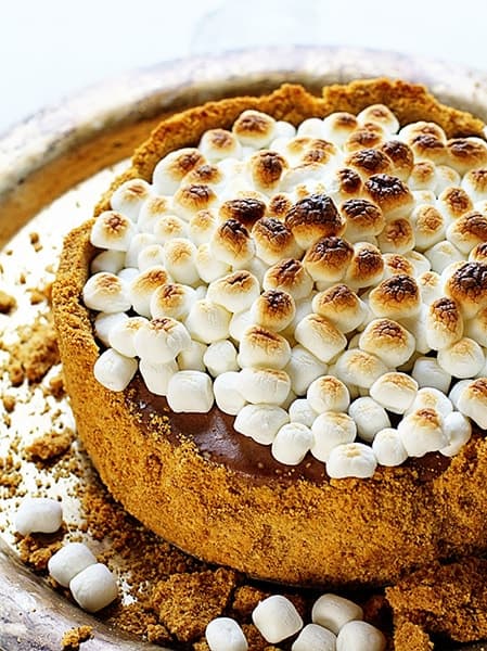 Frozen Smores Cheesecake!