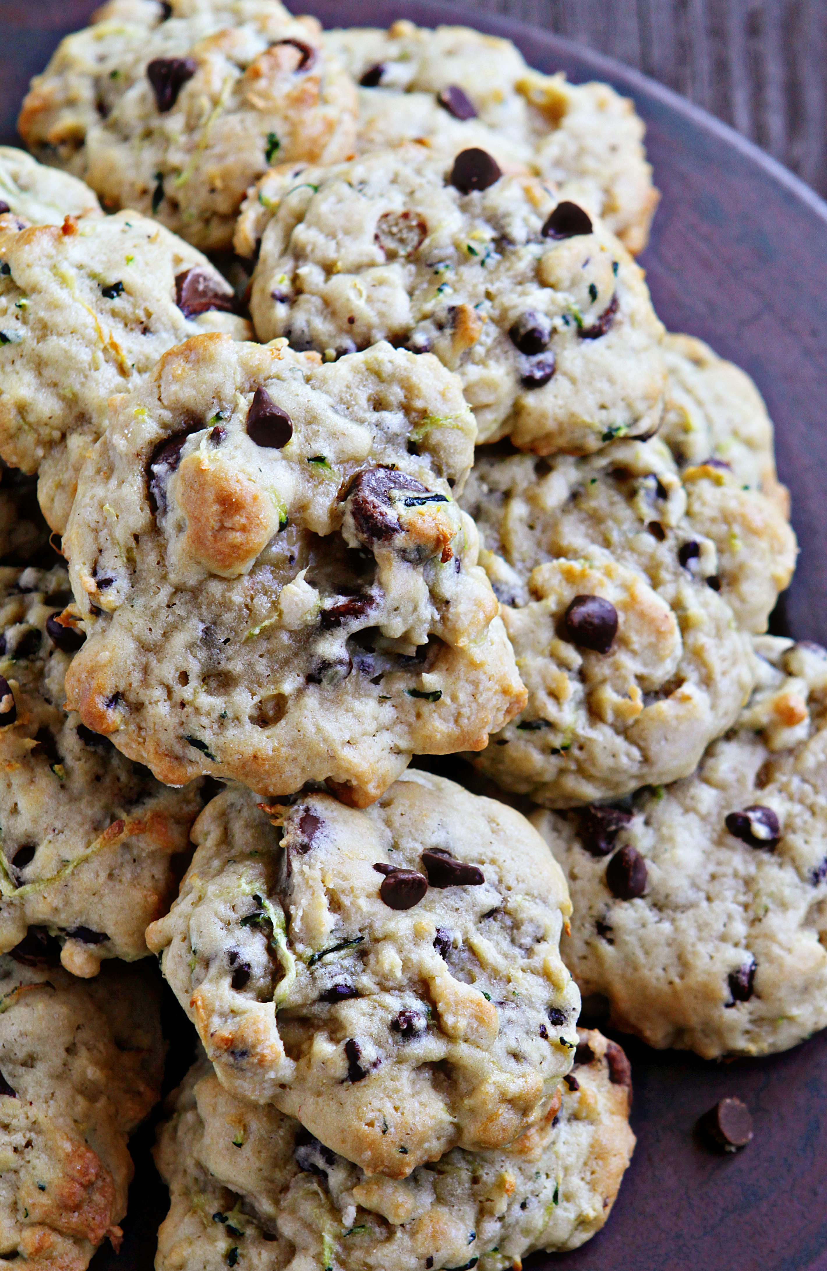 Chocolate Chip Zucchini Cookies i am baker