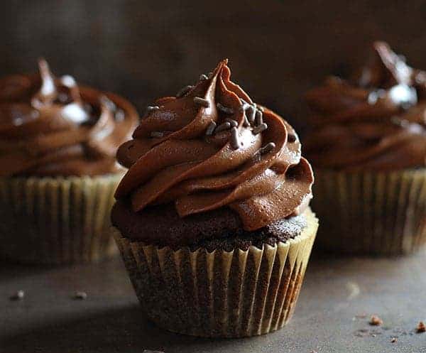 the most amazing chocolate cake cupcakes